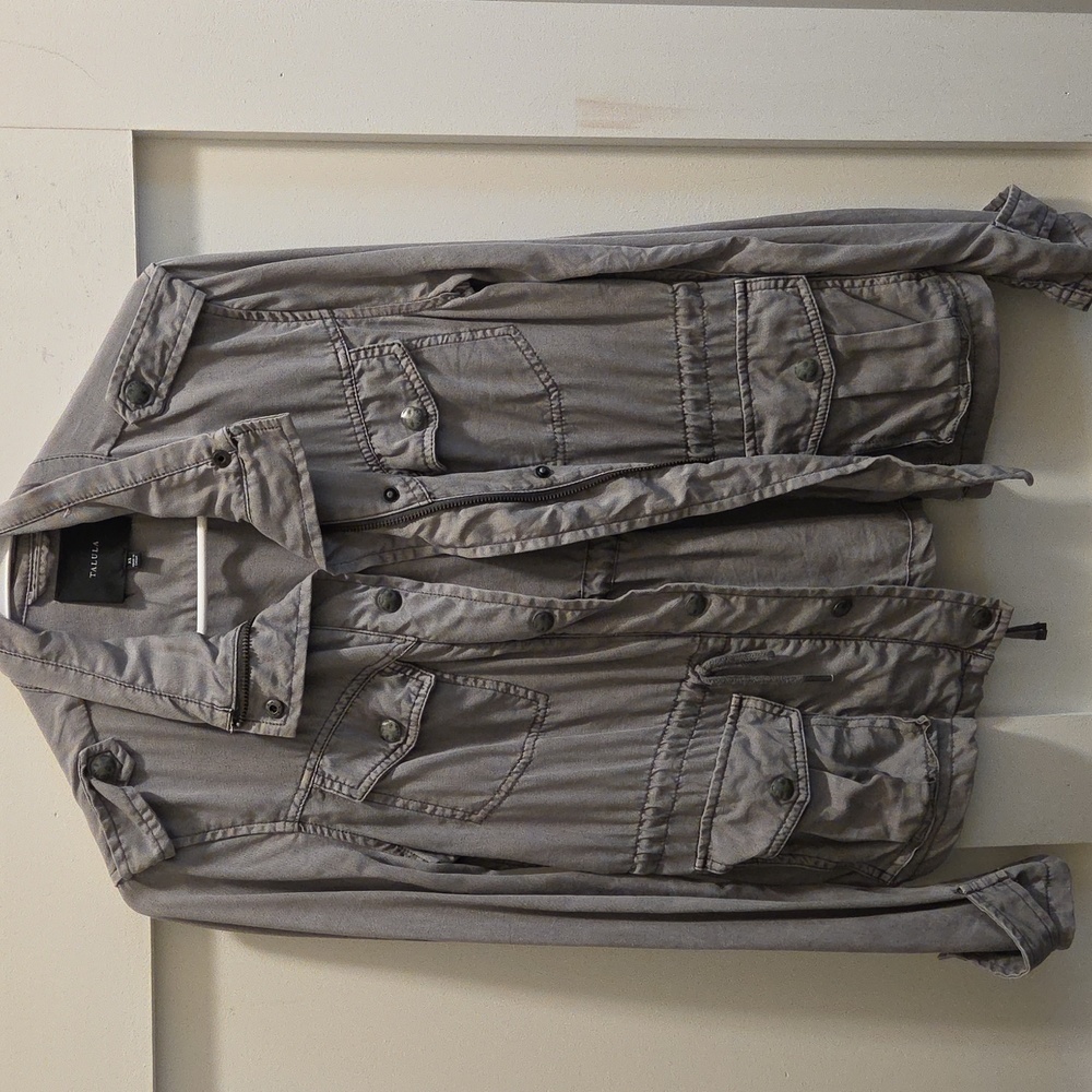 Talula Gray Utility Jacket - Picture 8 of 9